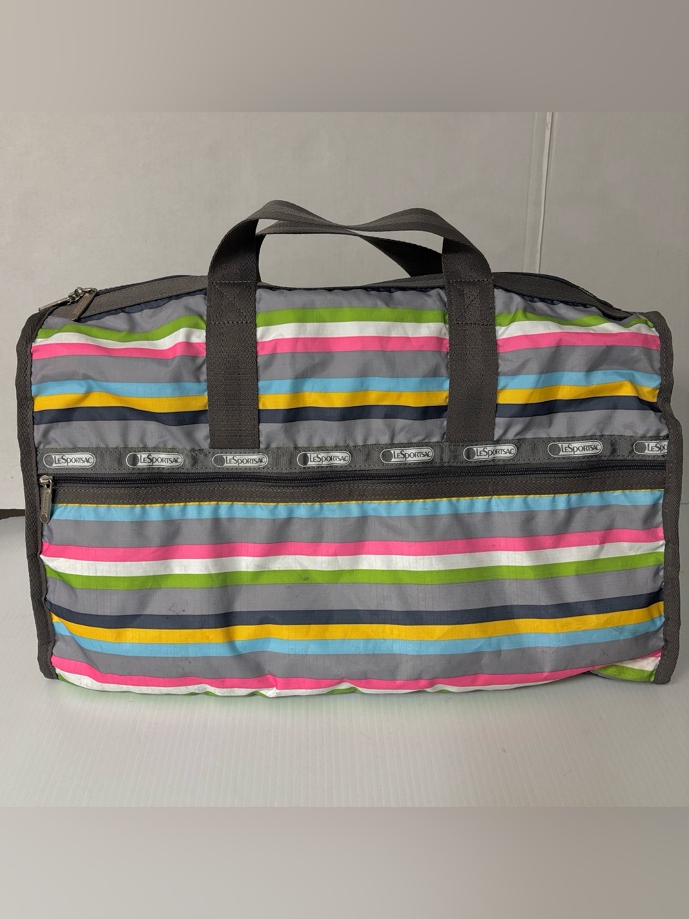 LeSportsac Boston Weekender Large Duffle Travel Bag - multicolor